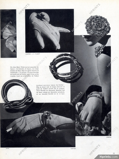 Cartier (Jewels) 1935 Bracelets of Gloves J.S.Talbot