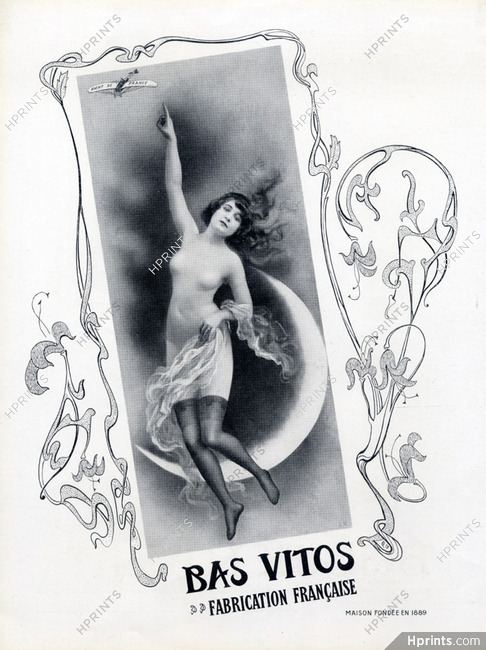 Vitos (Stockings Hosiery) 1950 Nude