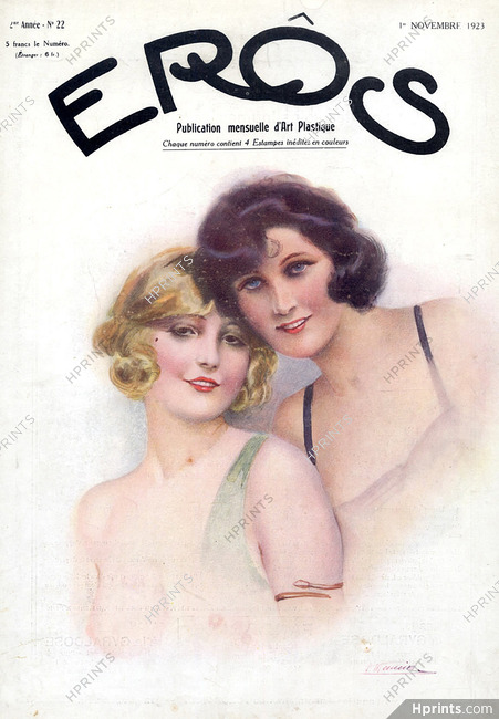 Suzanne Meunier 1923 Portraits, Eros, Cover