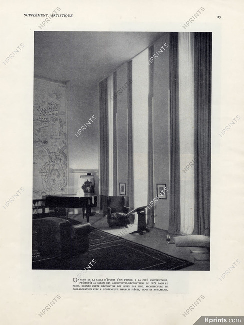 Ruhlmann (Decorative Arts) 1930 Porteneuve