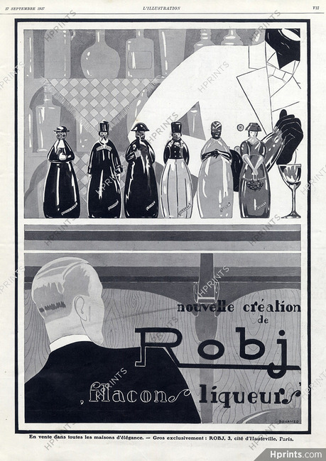 Robj (Decorative Arts) 1927 Flacons Liqueurs