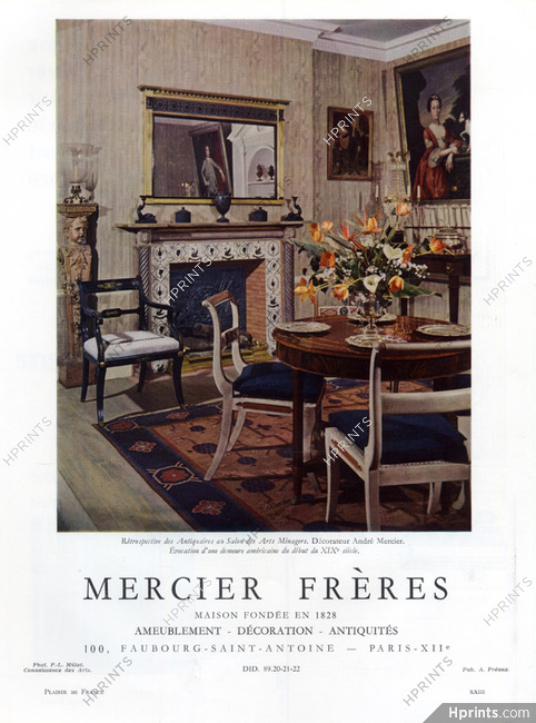 Mercier Frères (Decorative Arts) 1953