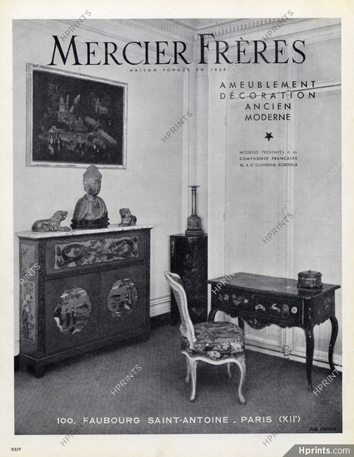 Mercier Frères (Decorative Arts) 1947