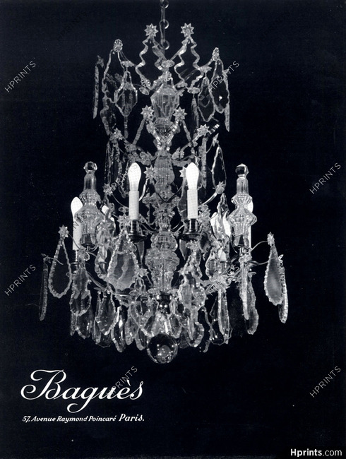 Baguès (Decoratve Arts) 1955 Cristal Chandelier