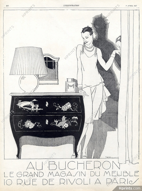 Au Bûcheron (Decorative Arts) 1927 René Vincent