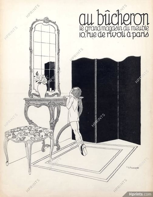 Au Bûcheron (Decorative Arts) 1926 René Vincent