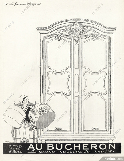 Au Bûcheron (Decorative Arts) 1924 René Vincent