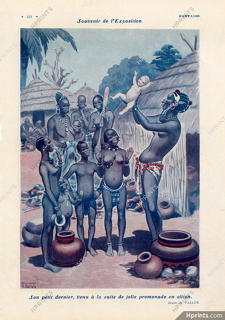 Armand Vallée 1931 Souvenir of the Exhibition, African Nudes