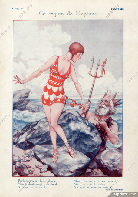 Cheri Herouard 1930 Neptune Bathing Beauty