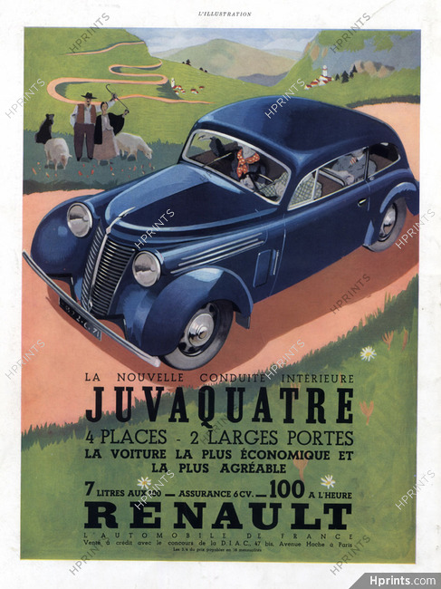 Renault (Cars) 1938 Juvaquatre