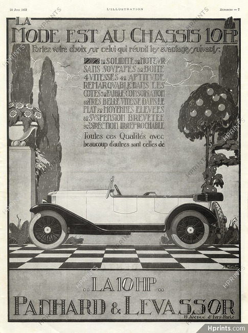 Panhard & Levassor (Cars) 1923 Alexis Kow
