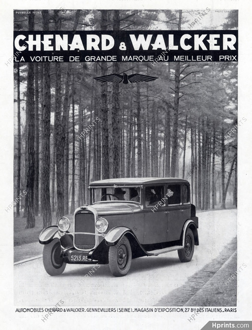 Chenard & Walcker (Cars) 1931