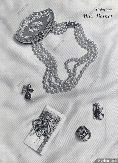 Max Boinet (Jewels) 1956 Bracelets, Clip, Broche, Etui