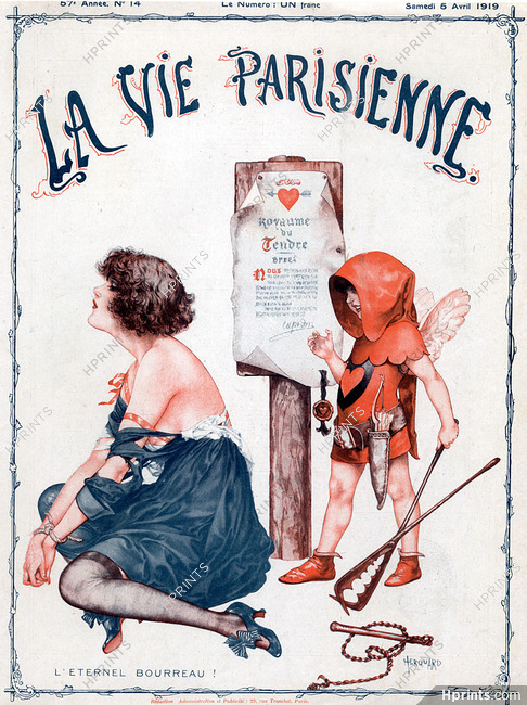 Cheri Herouard 1919 Royaume du Tendre Lady-Killer Cupidon