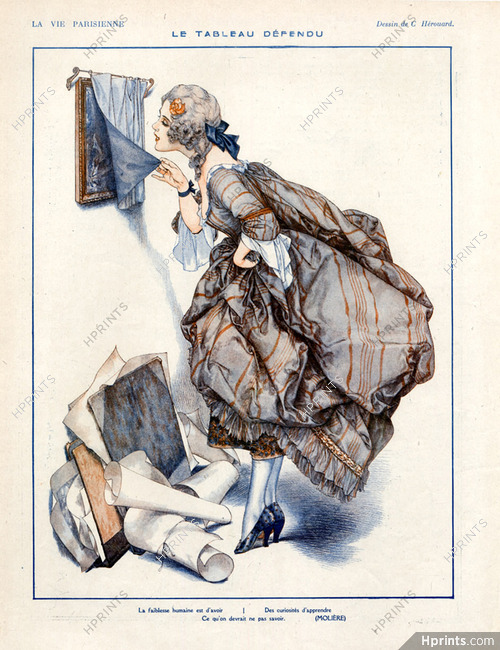 Cheri Herouard 1919 Elegante Period Costume