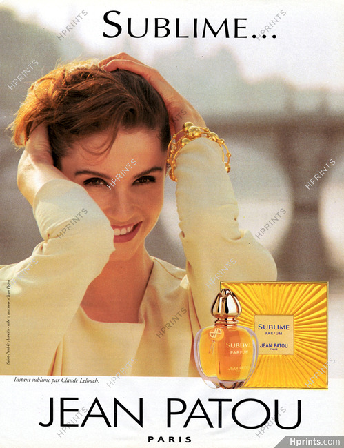 Jean Patou (Perfumes) 1995 Sublime, Claude Lelouch