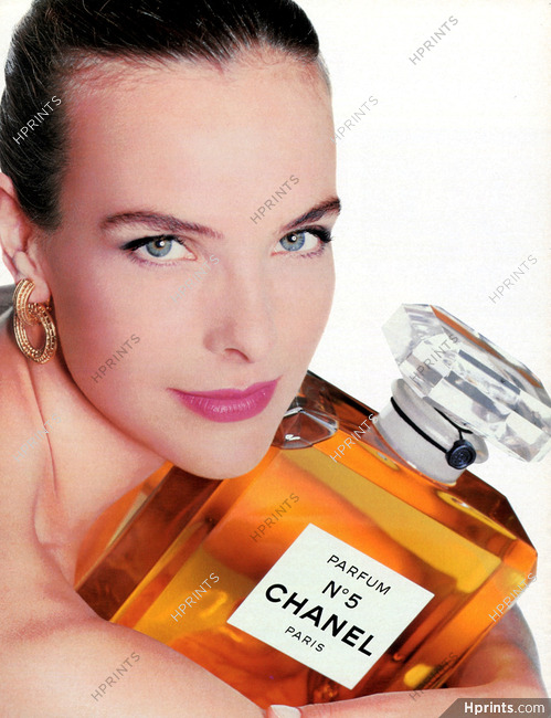 Chanel (Perfumes) 1992 Numéro 5 Carole Bouquet