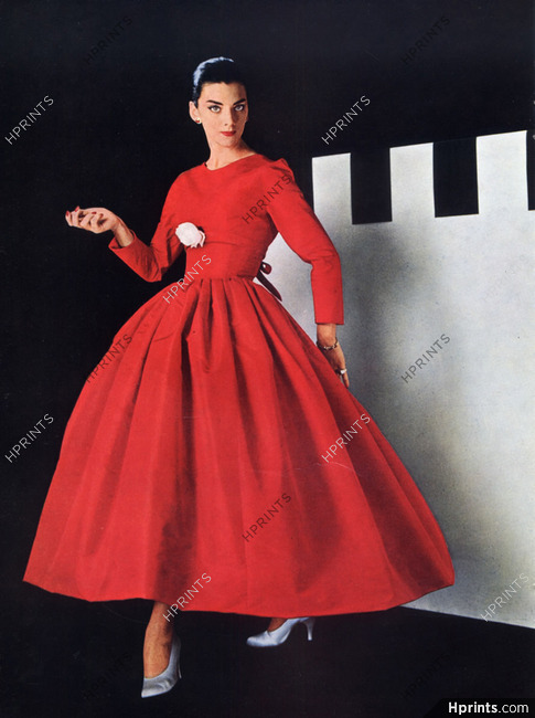 Cristóbal Balenciaga 1950 Evening Gown  Fashion Balenciaga vintage Vintage  dresses
