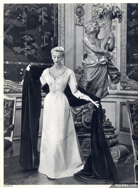 Balenciaga 1953 Evening Gown