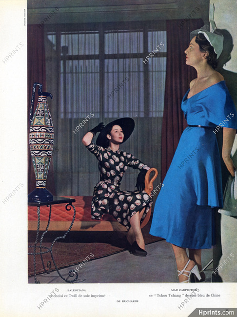 Balenciaga & Mad Carpentier 1950 Ducharne, Jacques Decaux