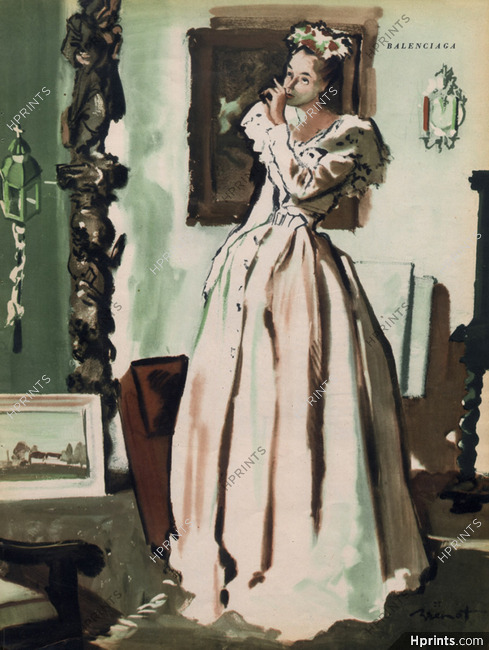 Balenciaga 1945 Evening Gown Brenot