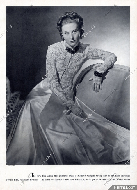 Chanel 1939 Evening Gown, Photo Dax Studio, Soray (Fabric)