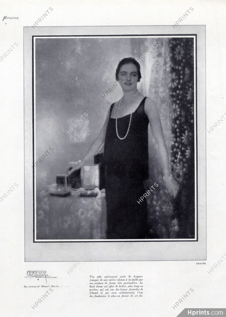 Chanel 1925 Evening Dress Photo Demeyer
