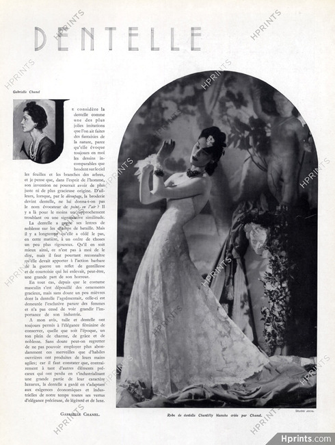 Chanel Archive - 14 March 1939 Women's Wear Daily: In a