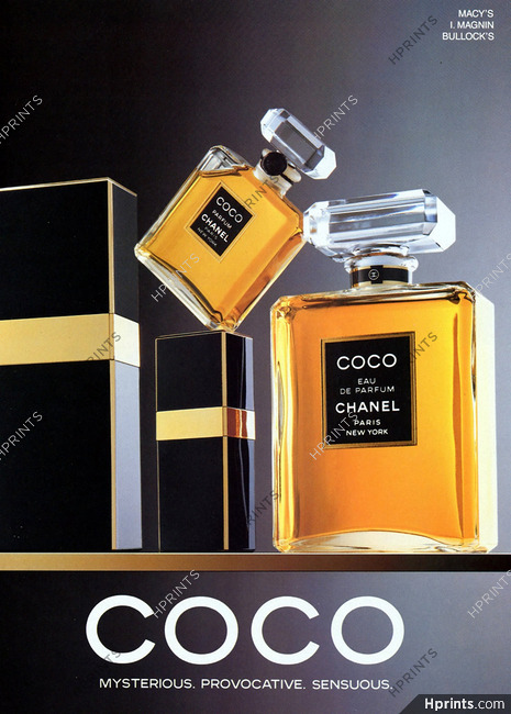 Chanel (Perfumes) 1991 Coco — Perfumes — Advertisement