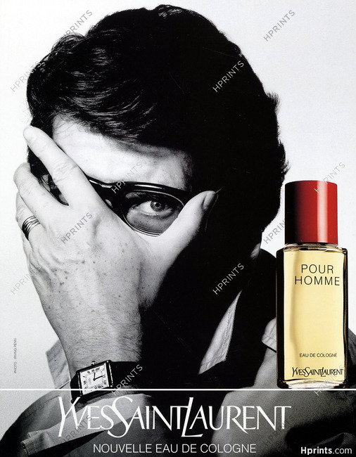 1989 YSL Yves Saint Laurent Rive Gauche perfume MAGAZINE AD