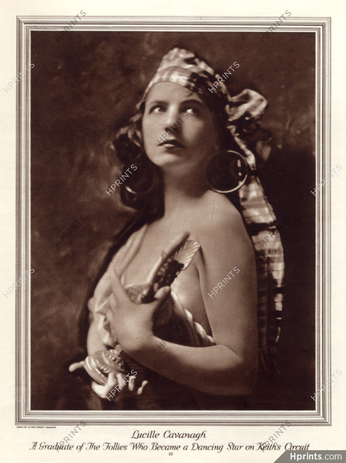 Lucille Cavanagh 1919 Portrait Photo Alfred Cheney Johnston