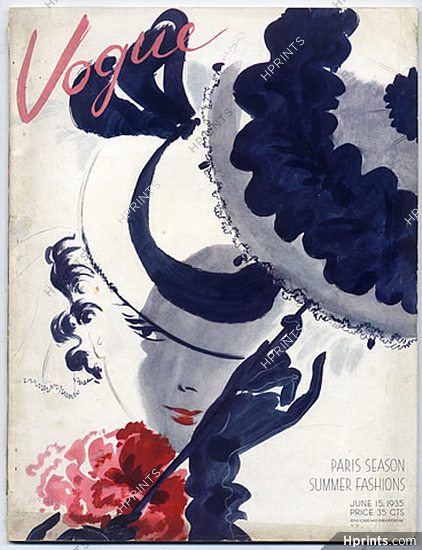 Vogue USA 1935 June 15 Jean Pagès, 92 pages
