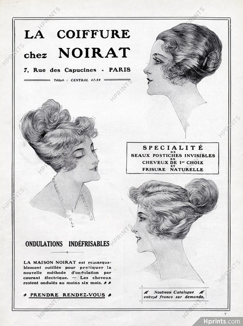 Noirat (Hairstyle) 1920 Hairpieces