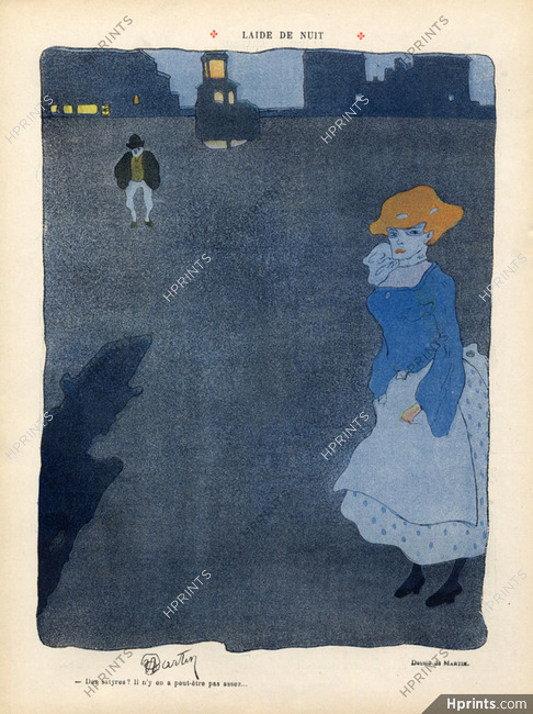 Charles Martin 1907 "Laide de Nuit" Prostitute