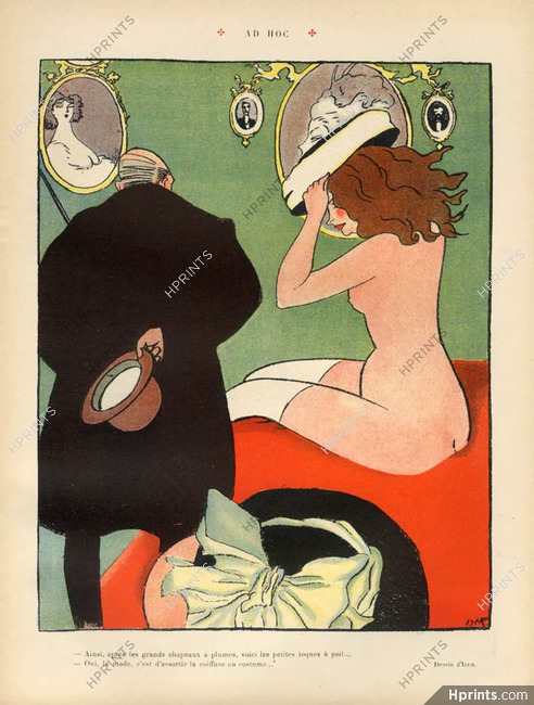 Iser 1909 Nude Fashion Hat