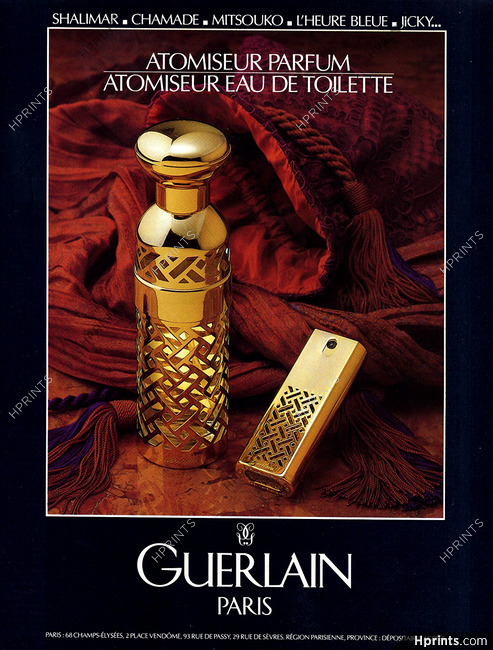Guerlain (Perfumes) 1985 Atomizer, Lipstick