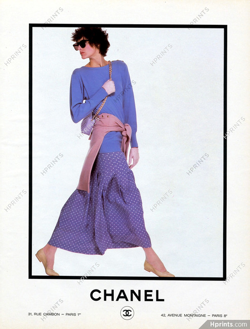 Residente autobiografía Contorno Chanel 1986 Inès de la Fressange — Clipping
