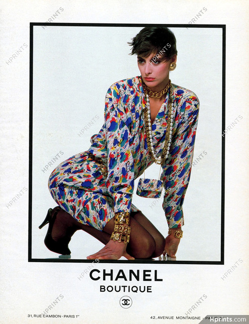 Chanel (Boutique) 1986 Inès de la Fressange — Clipping