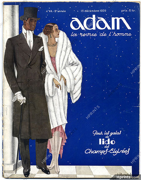 Adam 1929 N°44 Jean Choiselat, Lido Champs-Elysées Man