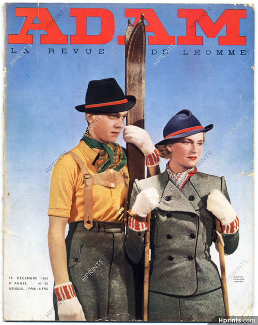 Adam 1933 N°92 Fashion Magazine for Man, 56 pages