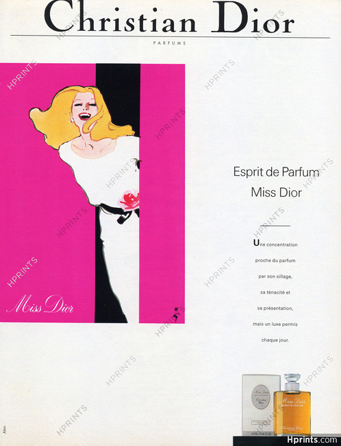 Christian Dior (Perfumes) 1984 Miss Dior Gruau
