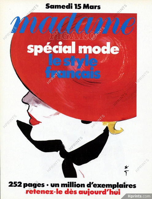 René Gruau 1986 Figaro Madame