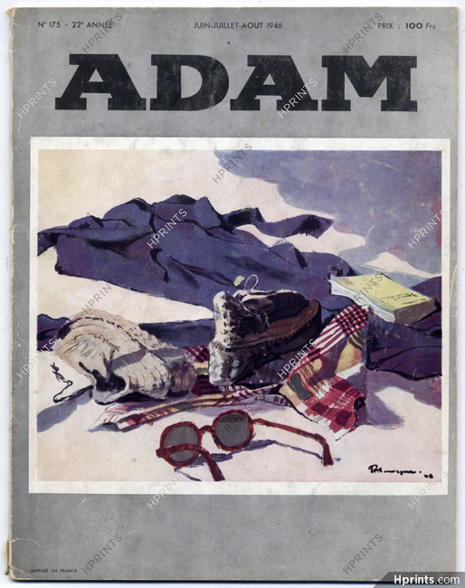 Adam 1946 N°175, Pierre Mourgue, Marcel Hemjic, Pierre Daninos, Deauville Pêche, 64 pages