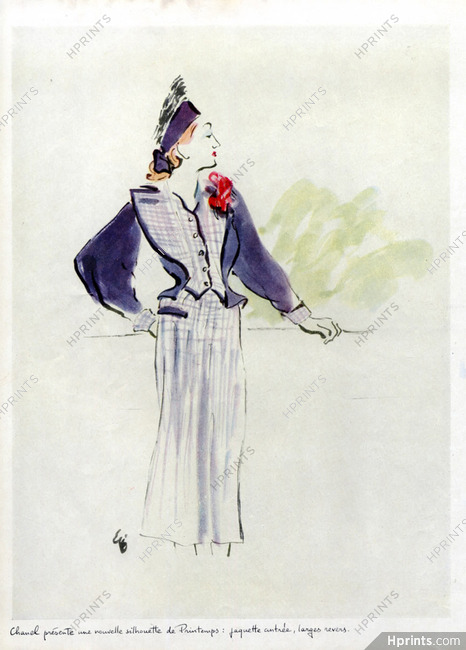 Chanel 1938 Summer Dress & Jacquette Eric