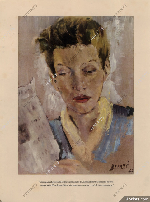 Christian Berard 1945 Portrait