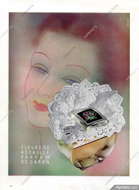 Caron (Perfumes) 1938 Fleurs de Rocaille