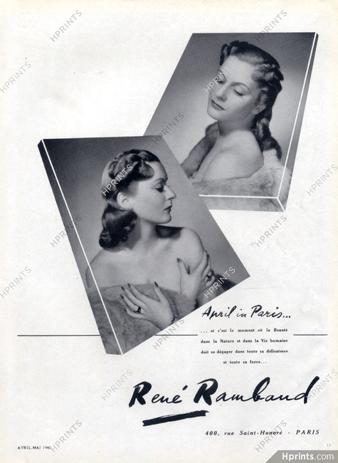 René Rambaud (Hairstyle) 1940