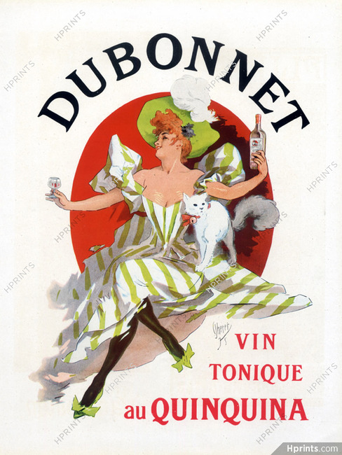 Dubonnet 1950 Jules Cheret, Art Nouveau