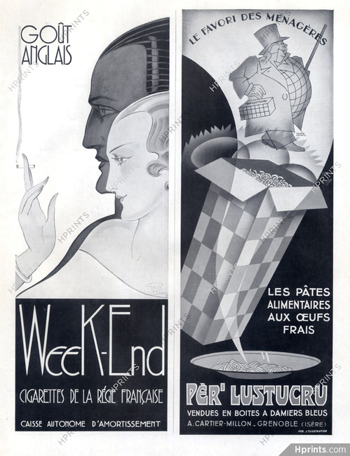 Week-End Cigarettes 1933 Geo Ham