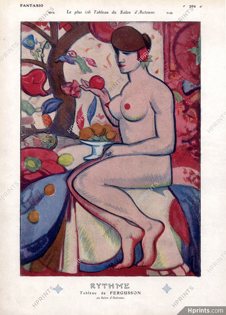 Fergusson 1911 Rytme, Nude, Salon d'automne